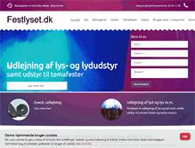 Tablet Screenshot of festlyset.dk